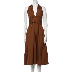 STAUD V- Neck Brown Dress Size 8